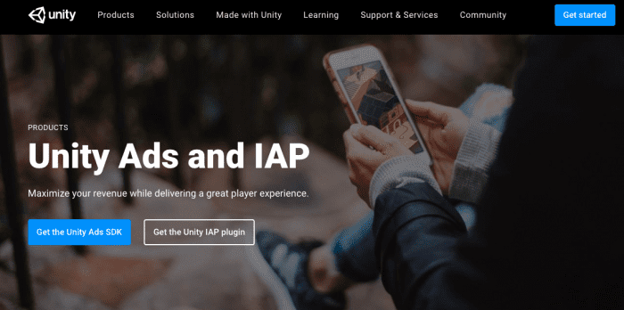 Unity best mobile ad network