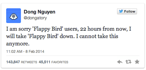 Flappy Bird still available on Google Play (seriously)