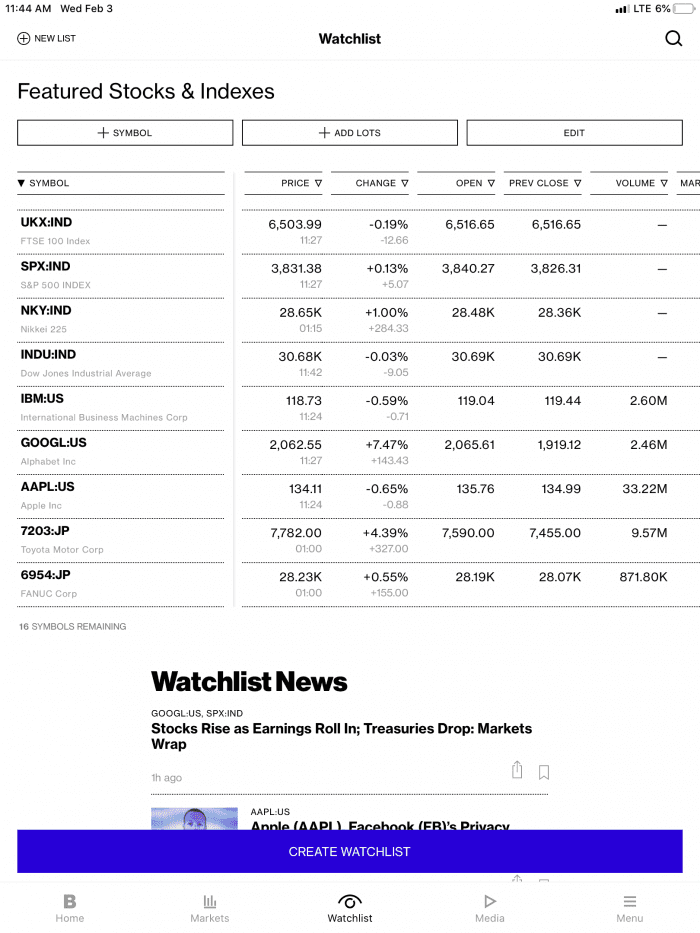 bloomberg app