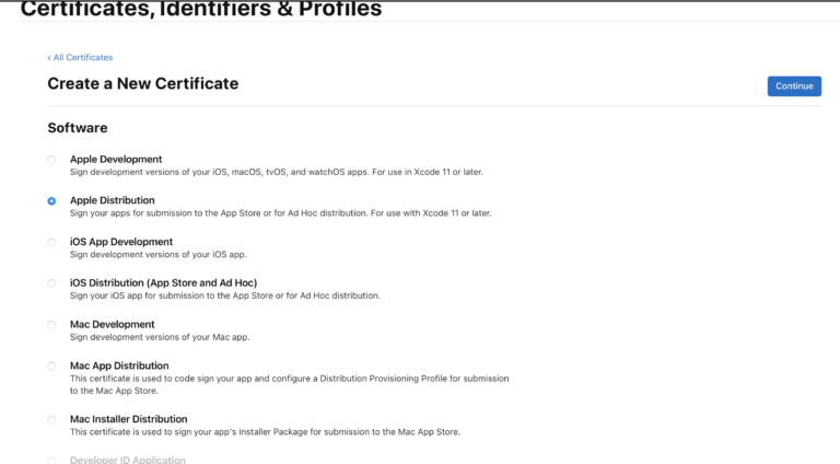 How To Generate Apple Distribution Certificates & Provisioning Profiles