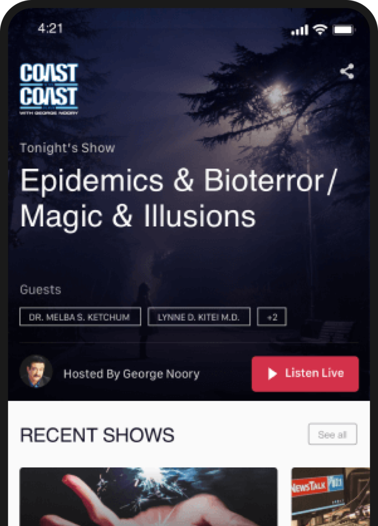 Coast to Coast AM by iHeart Media product screen