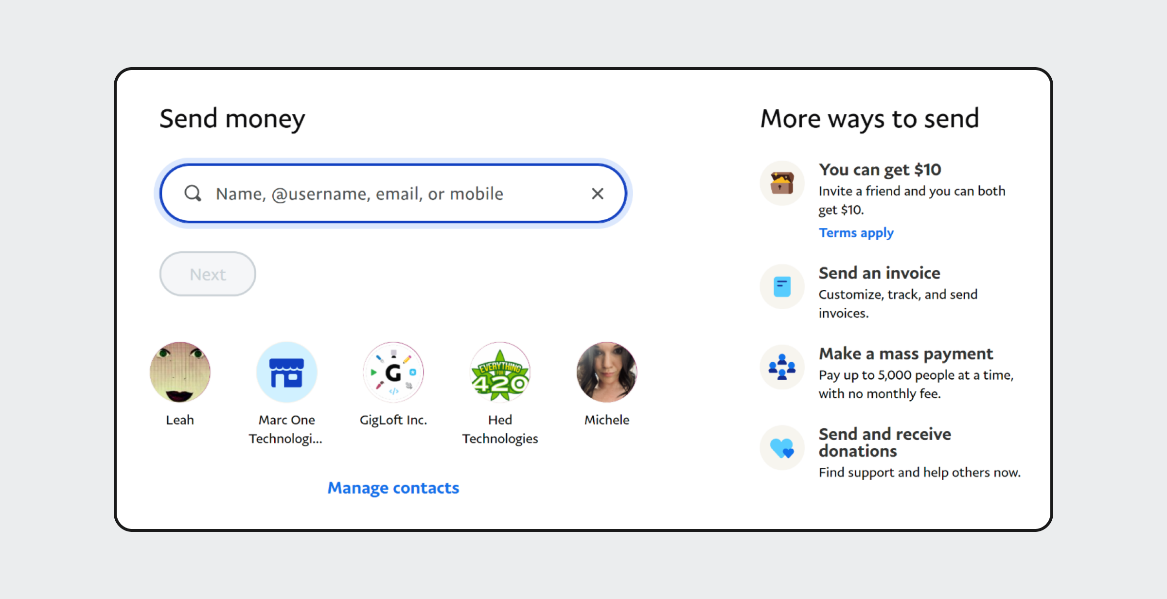 p2p payments